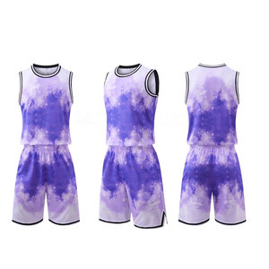 Hot Sale 100% Polyester Breathable High Quality Sublimation Basketball Uniform Team Wear OEM Service Latest Design - Product Image 1