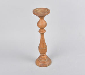 Bougeoirs en bois de couleur naturelle à faible quantité minimale de commande Bougeoir en bois de forme personnalisée fait à la main Mangue Fabricant vente directe d'usine - Product Image 1