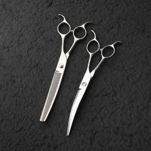 Anaif กรรไกรสำหรับสัตว์เลี้ยงแบบมืออาชีพ6.5 \ "-7.5 \" กรรไกรเล็มขนสุนัขแบบใช้ซ้ำได้กรรไกรอัลลอยด์บาง - Product Image 3