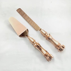 Minimal Designer Handle Premium <b>Copper</b> Cake Server Elegant Serving <b>Utensil</b> for Desserts Home Parties and Special Occasions - Product Image 1