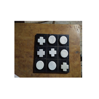 Jeu de société de table en marbre Tic Tac Toe Domino Set Tumbling Tower Solitaire Marble Brain Teaser Game set