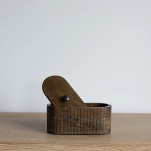 Boîte en bois de manguier cannelé - Product Image 4