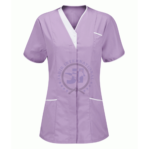 Vente en gros de gommages d'infirmières médicales à manches courtes pour usage hospitalier | Ensemble d'uniformes de gommage doux pour femmes de qualité supérieure - Product Image 6