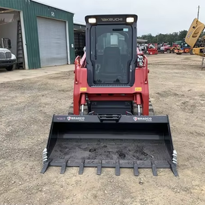 Tractor con Dirección Deslizante Takeuchi TL6R TL150 TL120 TL12R2 TL10V2 con Cabina, Cargador Frontal y Excavadora - Product Image 6