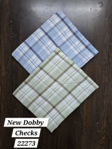 Tissu en dobby à carreaux teint en fil de qualité supérieure pour chemises et vêtements, qualité d'exportation, tissu en dobby tissé à carreaux - Product Image 4