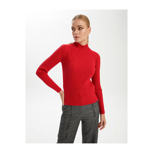 Suéter de Punto a Rayas de Lana para Mujer BGN - Origen Turquía - Product Image 3