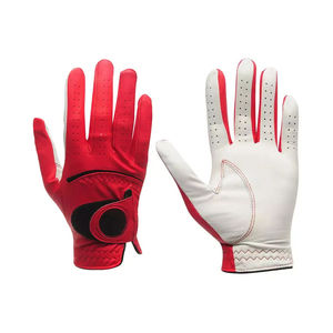Couleurs personnalisées logo personnalisé Gant de golf en cuir Cabretta d'Indonésie souple et respirant Gant d'accessoires de golf pour hommes et femmes gauchers - Product Image 1