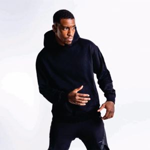 Sudaderas con Capucha Negras Sólidas de la Mejor Calidad, Logotipo Personalizado Bordado, Estampado, Corte Regular, Unisex, Cálidas para Invierno, Estilo HipHop, 100% - Product Image 5