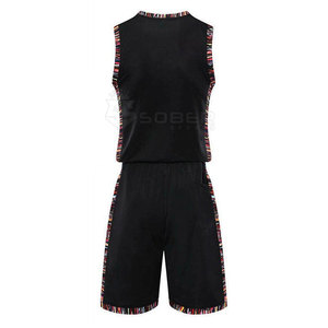 Maillots de basket-ball personnalisés les plus vendus, 100% polyester, respirants, séchage rapide, impression par sublimation, tailles plus, vente en gros - Product Image 2