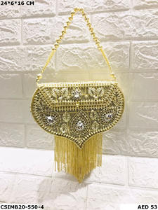 Designer Handmade Exclusive Ladies Metal <b>Clutch</b> <b>Bags</b> Stylish Evening <b>Bags</b> <b>for</b> Bridal Women - Product Image 4