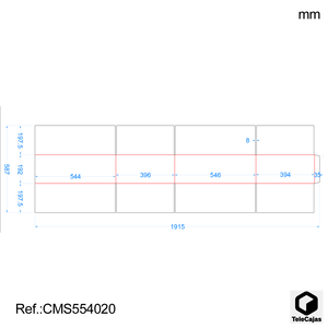 Boîte en carton robuste de 55x40x20 cm, rectangulaire et plate, pour le rangement des chaussettes, taille valise de cabine, en carton recyclé, anti-UV - Product Image 6