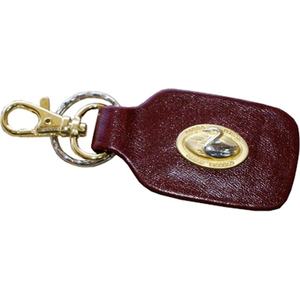 Carpeta de cuero para llaves, soporte para llaves, llavero con anillo elegante con gancho, adorno de promoción - Product Image 2