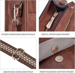 กระเป๋าถือดีไซน์เนอร์สำหรับผู้หญิงกระเป๋าโท้ทสะพายข้างหนังแท้แฟชั่นมีสไตล์ส่วนตัวสำหรับผู้หญิงโลโก้ตามสั่ง - Product Image 6