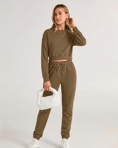 Women Training Gym Wear Track Suits Custom Made Two 2 Piece Sweat Suit Set Jogging Wear New Designs Tracksuit for Women - Product Image 2