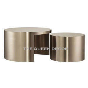 Modern Classic Round Coffee Table Metal and Marble for Living Room Dining Bedroom Kitchen Hotel Home Furniture - Product Image 4