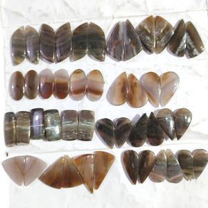 Paire d'agates naturelles de haute qualité Pierres précieuses en vrac de meilleure qualité d'un fournisseur de fabrication pour la vente en gros d'accessoires de bijoux - Product Image 1