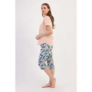 Combinaison de nuit ovale à manches courtes et col rond pour femme, taille XXL - Product Image 3