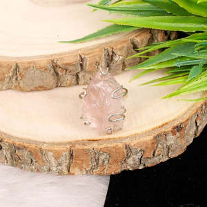 แหวนเงินสเตอร์ลิง92.5พร้อมพลอยควอตซ์ดอกกุหลาบหลวมเครื่องประดับหรูหราด้วยหินธรรมชาติที่ไม่เหมือนใคร - Product Image 5