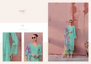 Pure Masleen Resham Brodé Salwar Kameez Collection de vêtements de fête indiens et pakistanais au tarif de gros - Product Image 4