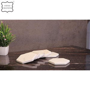 Best Quality Ceramic <b>Marble</b> <b>Coaster</b> Custom Classic Style Round Hexagon Cup Holder High Selling Best Quality <b>Marble</b> <b>Coaster</b> - Product Image 6
