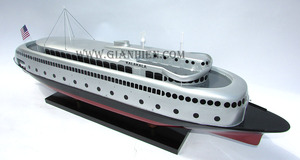 Gia Nhien Fabricant Conception personnalisée quantité minimale de commande bas MV KALAKALA FERRY MODÈLE DE BATEAU EN BOIS-MODÈLE DE BATEAU EN BOIS DE HAUTE QUALITÉ Fait à la main - Product Image 2