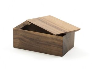 Cajas de Regalo De Madera clásicas caja de embalaje de madera de nogal con tapa cajas de madera personalizadas con tapa con bisagras - Product Image 3