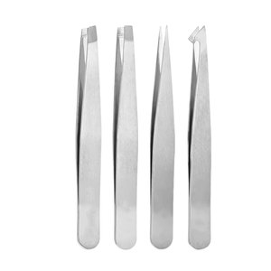 Pinzas para Cejas de Acero Inoxidable Color Oro Rosa con Logotipo Personalizado, Ecológicas, Duraderas, Premium, Planas y Puntiagudas, Kit de Depilación, Pakistán - Product Image 4