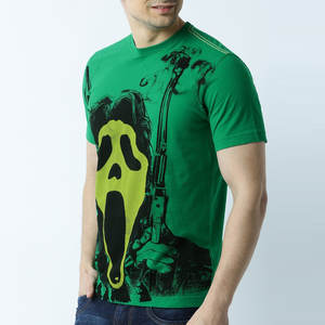 Pakistán hizo tela cómoda hombres Camiseta estilo personalizado Casual liso Color sólido hombres camiseta - Product Image 2