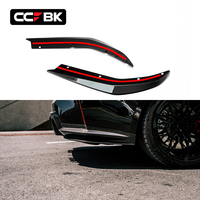 Pour BMW G82 G83 M4 Competition CS 2020-2026, Ailerons latéraux inférieurs de pare-chocs arrière en carbone sec style R44