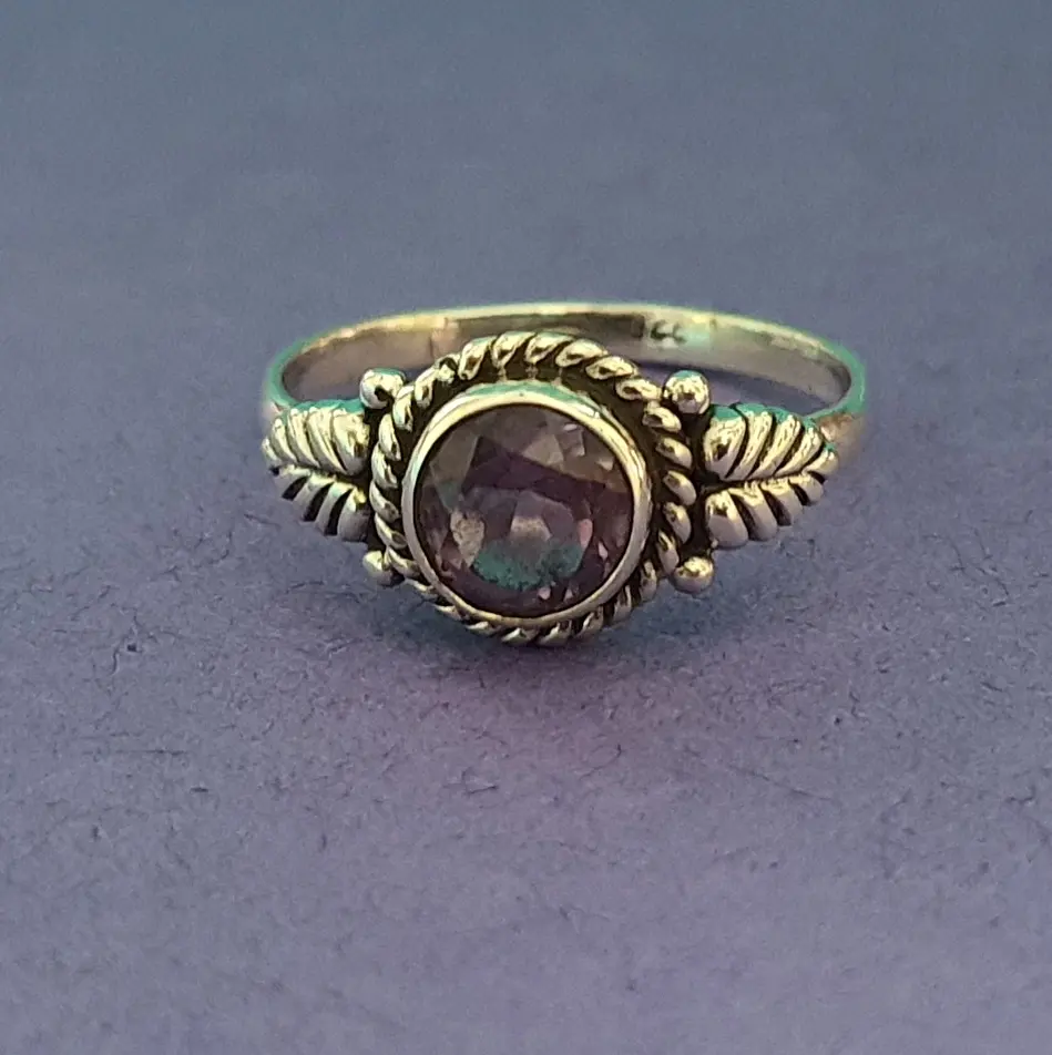 Trending Amethyst Gemstone 925 Sterling Silver Ring to Invoke The Goddess In You