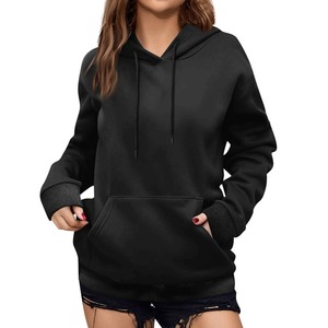 Sweat-shirts à capuche pour femmes de qualité supérieure, manches longues, 100% coton, nouvelle arrivée, respirant, décontracté, grande taille - Product Image 4