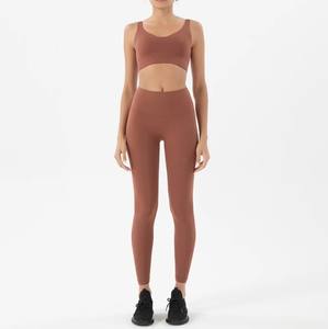 Conjuntos de Yoga transpirables de secado rápido, nuevo diseño elegante, conjuntos de Yoga informales para Fitness para mujer, conjuntos de Fitness para gimnasio para mujer - Product Image 6