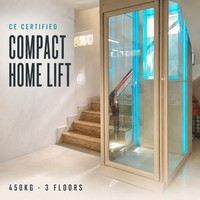Ascensore Residenziale Compatto per 3 Piani, Elevatore per Piccole Abitazioni, Montacarichi per Passeggeri