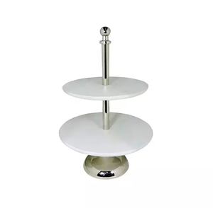 Soporte moderno para tartas para el hogar, Hotel, restaurante, color blanco, diseño único, mármol y Metal, fiesta de cumpleaños, soporte para tartas de matrimonio, utensilios para hornear - Product Image 2