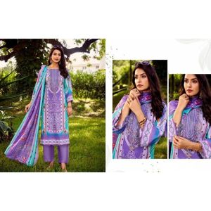 Tela de Vestir Reversible de Algodón Puro con Estampado Digital para Mujer, Sin Arrugas, de Secado Rápido, Estilo Moderno, Elegante y Cómodo para Fiestas - Product Image 1
