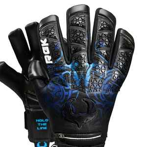 Meilleure vente de gants de gardien de but en latex de haute qualité conception de logo personnalisé pour revers de football coupe négative pour une utilisation en extérieur - Product Image 3