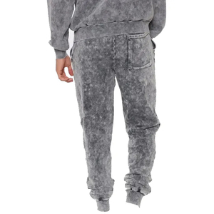 Vente en gros Ensemble de survêtements pour hommes en polaire oversize délavés à l'acide Survêtements pour hommes deux pièces fabriqués par des professionnels - Product Image 6