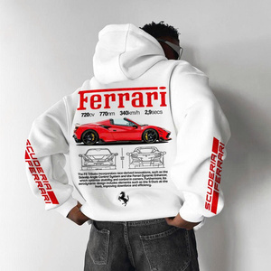 Sudadera Retro de Carreras de Fórmula, Algodón Premium, Estilo Urbano, Corte Holgado, Estilo Motorsport, Estampado de Coche Vintage, Moda Casual Diaria - Product Image 2