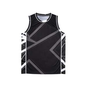 Camiseta de baloncesto de poliéster ligero antibacteriano sin mangas de diseño personalizado sublimación transpirable de secado rápido impresa para - Product Image 5