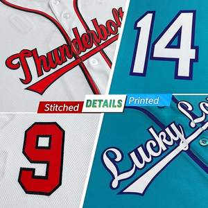 Uniforme de béisbol y softbol para equipo, camiseta de béisbol con sublimación personalizada - Product Image 5