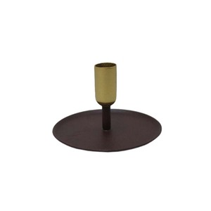 Meilleure vente bougeoir conique en métal fini argent/noir pour la décoration de la maison et de la table de mariage fait à la main personnalisé - Product Image 6