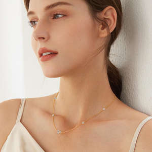 Collier ras de cou en argent sterling 925 de haute qualité, serti de moissanite VVS1 de 3 mm, tendance, pendentif multi-couleurs - Product Image 4