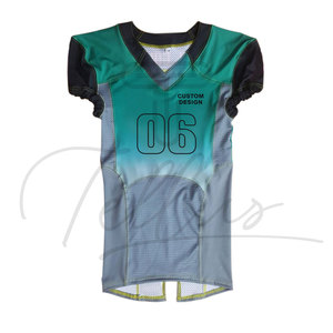 Jersey y Uniforme de Fútbol Americano Unisex Personalizado, Transpirable, Impreso, 100% Poliéster, Colores y Logotipos Personalizados para Adultos - Product Image 3