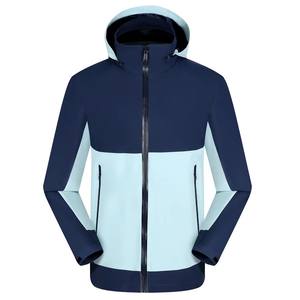 Chaqueta impermeable a prueba de viento protección Plegable ligera ventilada solapa de tormenta de secado rápido dobladillo ajustable chaquetas formales de moda - Product Image 3