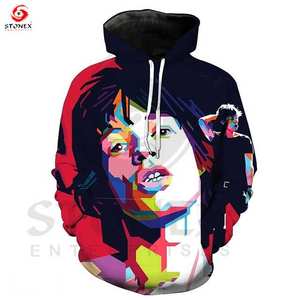 2024 logotipo personalizado 3D impreso Sudadera con capucha de gran tamaño para los hombres ropa de calle de invierno patrón sólido ODM al por mayor hecho de poliéster lavado - Product Image 3