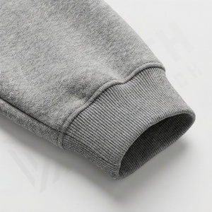 Arrival Tracksuit Men's Zip Up <b>Distress</b> Embroidery Letters All Over Acid Wash Hoodie Sweatpants OEM French Terry Athletic Set - Product Image 6