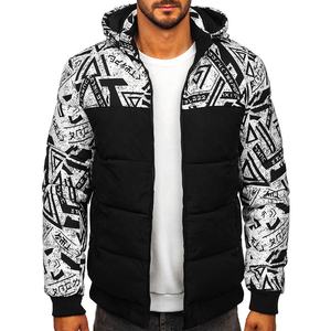 2024 vente chaude hiver chaud coupe-vent à capuche manteau brillant doudoune extérieure épaisse doudoune pour hommes - Product Image 4