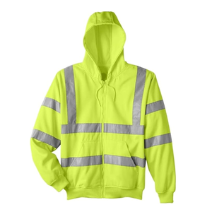 Sweat haute visibilité vestes de sécurité haute visibilité vêtements de sécurité réfléchissants en gros Construction en tissu polyester haute sécurité - Product Image 1