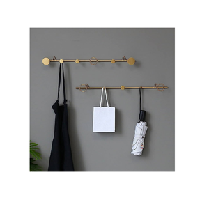 Support personnalisé en métal et bois crochets organisateur support décoration de la maison mur décoratif articles de salle de bain - Product Image 2