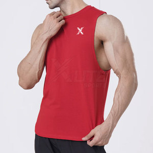 Débardeur Homme Style Tendance OEM en Maille Respirante Mélange Coton Doux Personnalisable Vêtement Quotidien Streetwear Moderne - Product Image 3